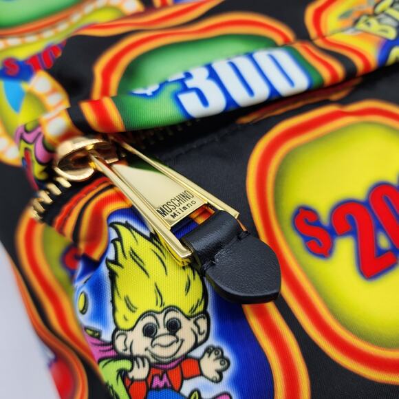 Moschino Couture x Jeremy Scott Slot Machine Fantasy Print Backpack - New $995 - Picture 5 of 8